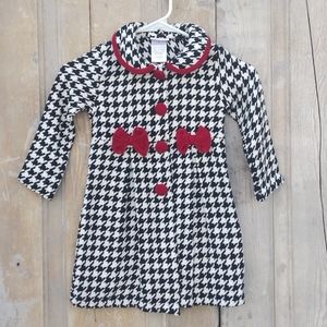 Houndstooth Dress Coat